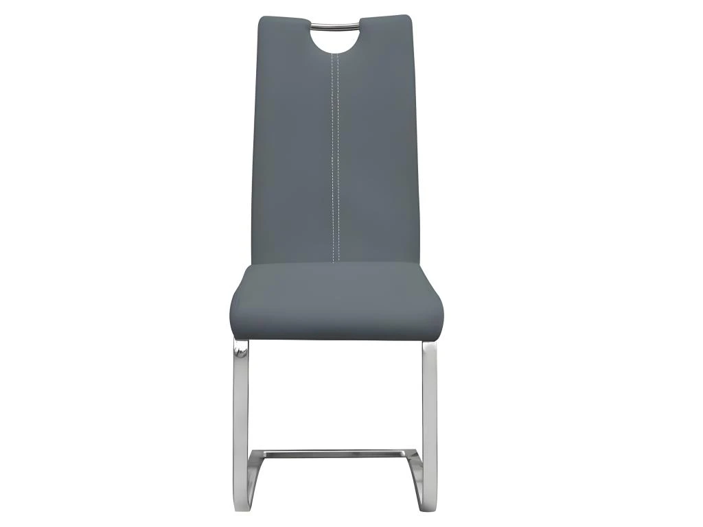 Chaises X2 Design SOFI Coloris Gris Pour Votre Salle à Manger - Lot De 2 1 Chaises X2 Design SOFI Coloris Gris Pour Votre Salle à Manger - Lot De 2
