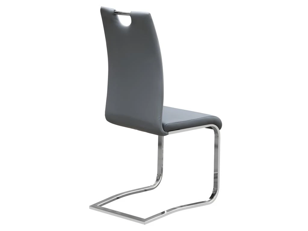 Chaises X2 Design SOFI Coloris Gris Pour Votre Salle à Manger - Lot De 2 3 Chaises X2 Design SOFI Coloris Gris Pour Votre Salle à Manger - Lot De 2 – Image 3