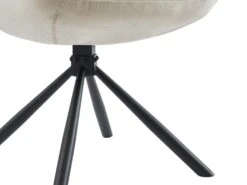 Lot De 2 Chaises Avec Accoudoirs En Tissu Et Métal - Beige - MADIALI De Pascal MORABITO -Mobilier De Restaurant chaise 9587801