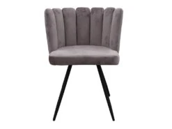 CHARLOTTE - Lot De 2 Chaises Velours Gris 8 CHARLOTTE - Lot De 2 Chaises Velours Gris -Mobilier De Restaurant chaise 9830759