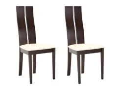 Ensemble Table CENTAURI + 4 Chaises SALENA - Hêtre - Wengé -Mobilier De Restaurant ensemble table chaises 326779