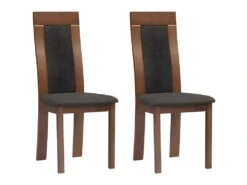 Ensemble Table + 4 Chaises BELINDA - Hêtre Et Noyer -Mobilier De Restaurant ensemble table chaises 393467