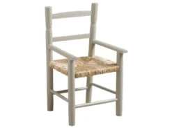 Fauteuil Enfant En Bois De Hêtre Taupe Clair