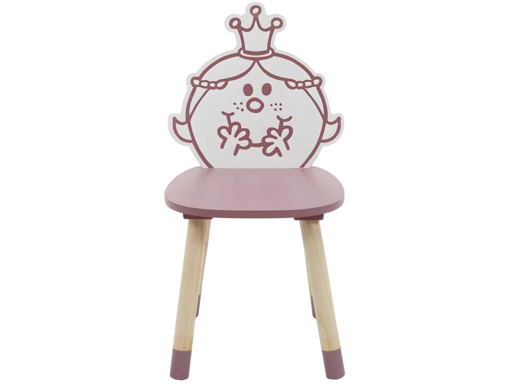 Chaise En Bois Pour Enfant Monsieur Madame Madame Princesse 3 Chaise En Bois Pour Enfant Monsieur Madame Madame Princesse – Image 3