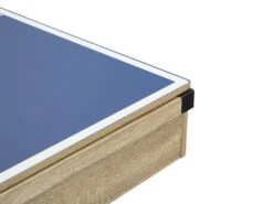 Table Transformable - Billard & Ping-pong - Coloris Naturel Clair Et Noir - L213,4 X P111,8 X H78,5 Cm - MELIAN -Mobilier De Restaurant jeux interieur 16710517