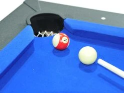 Table Transformable Noire - Billard & Ping-pong - L182 X L102 X H80 Cm - SOUSA -Mobilier De Restaurant jeux interieur 504567