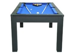 Table Transformable Noire - Billard & Ping-pong - L182 X L102 X H80 Cm - SOUSA -Mobilier De Restaurant jeux interieur 504569
