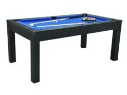 Table Transformable Noire - Billard & Ping-pong - L182 X L102 X H80 Cm - SOUSA -Mobilier De Restaurant jeux interieur 504571