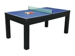 Table Transformable Noire - Billard & Ping-pong - L182 X L102 X H80 Cm - SOUSA -Mobilier De Restaurant jeux interieur 504581