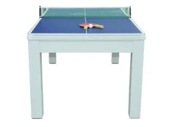 Table Transformable Blanche - Billard & Ping-pong - L182 X L102 X H80 Cm - HENK -Mobilier De Restaurant jeux interieur 504607
