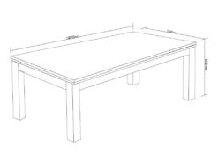 Table Transformable Blanche - Billard & Ping-pong - L182 X L102 X H80 Cm - HENK -Mobilier De Restaurant jeux interieur 504619