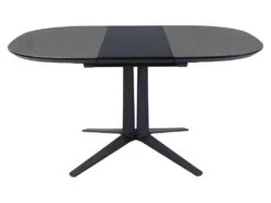 Table De Repas Ovale Extensible D.110/150 Cm En Céramique Gris - DIVA -Mobilier De Restaurant table a manger 10031035