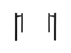 4 Pieds De Table De Repas Minimalistes Métal Noir H.65 Cm - 09 -Mobilier De Restaurant table a manger 10031109