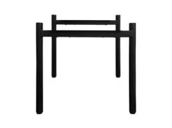 4 Pieds De Table De Repas Minimalistes Métal Noir H.65 Cm - 09 -Mobilier De Restaurant table a manger 10031111