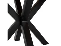 EGUR - Table Repas Carrée 130cm Pieds Métal Et Plateau Bois -Mobilier De Restaurant table a manger 10031395