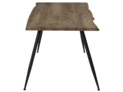 POYTA - Table Repas Piètement Métal Noir Et Plateau Bois 5 POYTA - Table Repas Piètement Métal Noir Et Plateau Bois -Mobilier De Restaurant table a manger 10032343