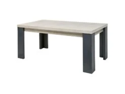 HERACLES - Table Rectangulaire 180cm Imitation Bois