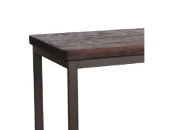 NEVADA - Mange Debout 70 Cm Acier/bois Massif Foncé -Mobilier De Restaurant table a manger 10036403