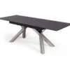 Table Design Céramique Extensible 180 à 220 Cm Pieds Acier - Roma