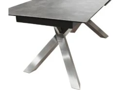 Table Design Céramique Extensible 180 à 220 Cm Pieds Acier - Roma -Mobilier De Restaurant table a manger 10233597