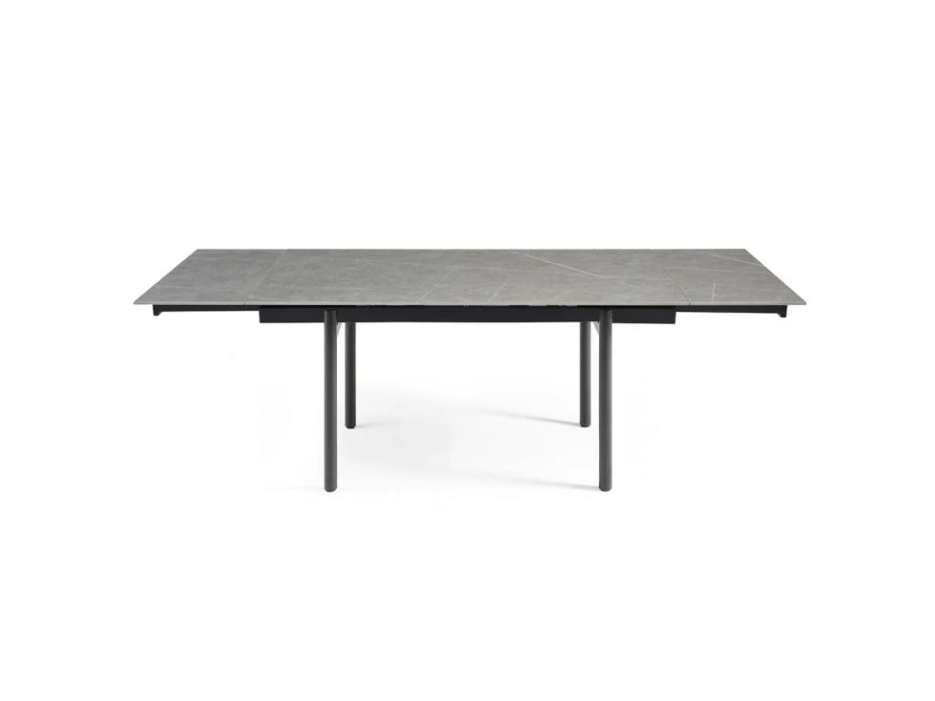 Table Extensible 160/240 Cm Céramique Gris Marbré Pieds Droits - ARIZONA 09 2 Table Extensible 160/240 Cm Céramique Gris Marbré Pieds Droits - ARIZONA 09 – Image 2