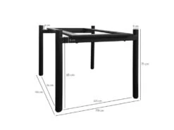 Table Extensible 160/240 Cm Céramique Gris Marbré Pieds Droits - ARIZONA 09 9 Table Extensible 160/240 Cm Céramique Gris Marbré Pieds Droits - ARIZONA 09 -Mobilier De Restaurant table a manger 10233889