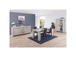 Table De Repas Rectangulaire Chêne Granulé - MOUSCRON -Mobilier De Restaurant table a manger 11139247