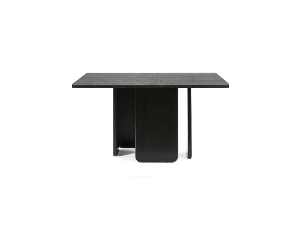 Table De Repas Carré Bois Noir - TEULAT ARQ 1 Table De Repas Carré Bois Noir - TEULAT ARQ