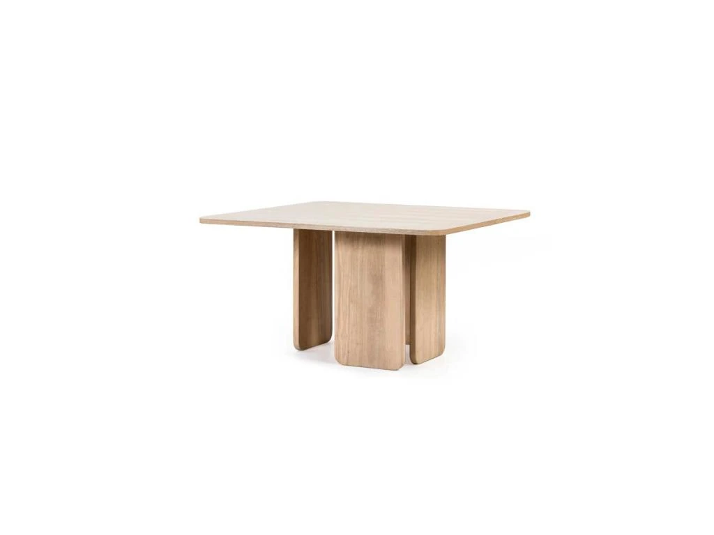 Table De Repas Carré Bois Naturel - TEULAT ARQ 3 Table De Repas Carré Bois Naturel - TEULAT ARQ – Image 3