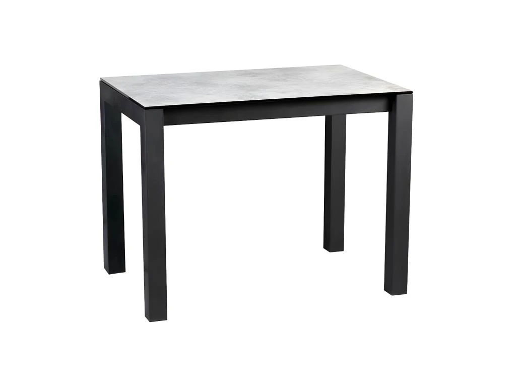 Table De Repas Carrée Acier/Verre - JOMP 1 Table De Repas Carrée Acier/Verre - JOMP