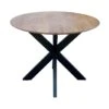 Table De Repas Ronde Bois Massif/Acier - MARLYN