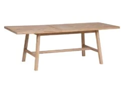 Table à Manger Extensible Bois D'acacia Aeris Atmosphera - Naturel Clair -Mobilier De Restaurant table a manger 11149779