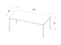 Table à Manger 6 Couverts En Céramique Et Métal - Effet Marbre Gris - DUSIANE De Pascal MORABITO 13 Table à Manger 6 Couverts En Céramique Et Métal - Effet Marbre Gris - DUSIANE De Pascal MORABITO -Mobilier De Restaurant table a manger 11167117