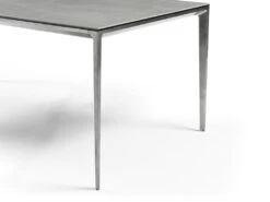 Table à Manger 6 Couverts En Céramique Et Métal - Effet Marbre Gris - DUSIANE De Pascal MORABITO 11 Table à Manger 6 Couverts En Céramique Et Métal - Effet Marbre Gris - DUSIANE De Pascal MORABITO -Mobilier De Restaurant table a manger 11167125