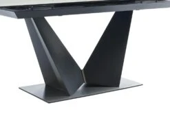 Table à Manger Extensible 6 à 8 Couverts En Céramique Et Métal - Effet Marbre Blanc Et Noir - OLETIA De Pascal MORABITO 18 Table à Manger Extensible 6 à 8 Couverts En Céramique Et Métal - Effet Marbre Blanc Et Noir - OLETIA De Pascal MORABITO -Mobilier De Restaurant table a manger 12509843