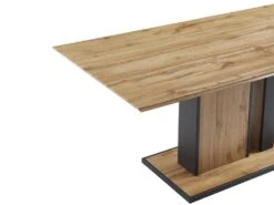 Table à Manger 6 Couverts En MDF Et Métal - Naturel Et Noir - MARIDORA 11 Table à Manger 6 Couverts En MDF Et Métal - Naturel Et Noir - MARIDORA -Mobilier De Restaurant table a manger 12872843