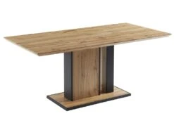 Table à Manger 6 Couverts En MDF Et Métal - Naturel Et Noir - MARIDORA 10 Table à Manger 6 Couverts En MDF Et Métal - Naturel Et Noir - MARIDORA -Mobilier De Restaurant table a manger 12872845