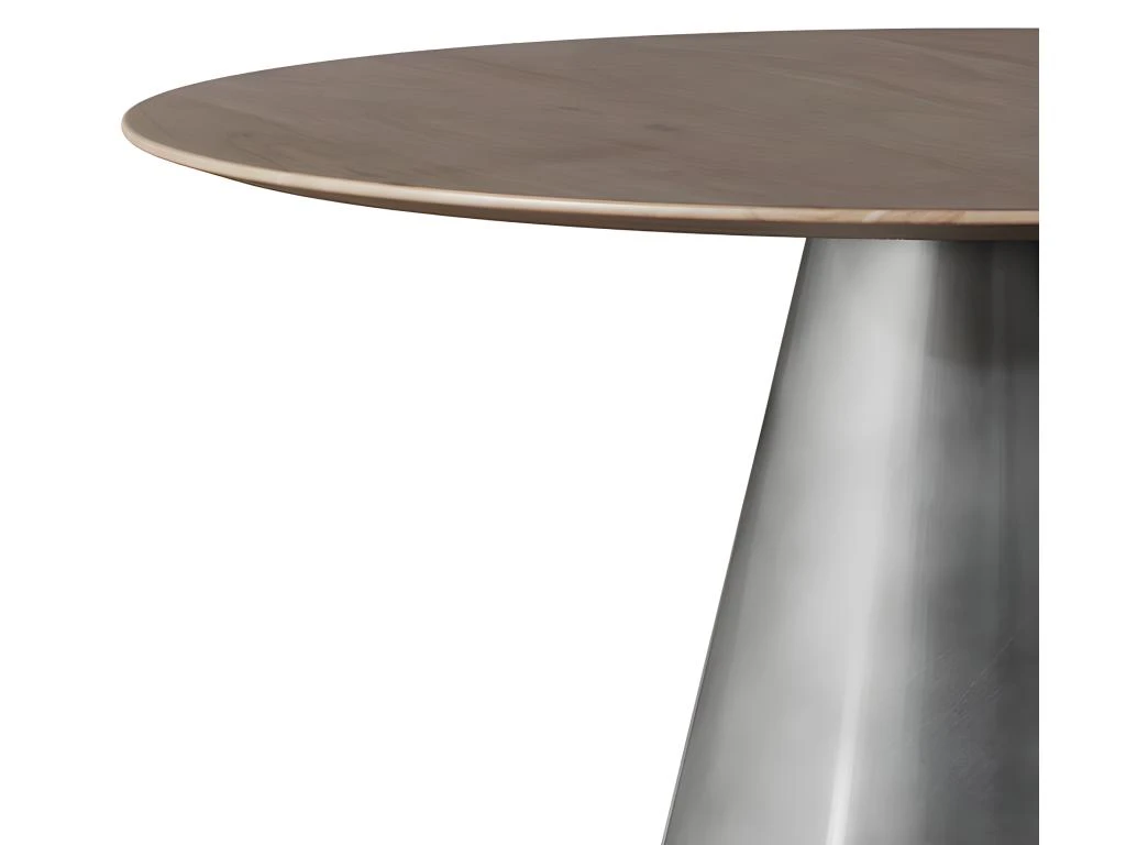 Table Ronde Belini 4 Personnes En Bois Et Métal D120 Cm 3 Table Ronde Belini 4 Personnes En Bois Et Métal D120 Cm – Image 3