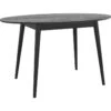 Table Ovale Eddy 6 Personnes En Bois Noir 130 Cm