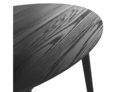 Table Ovale Eddy 6 Personnes En Bois Noir 130 Cm -Mobilier De Restaurant table a manger 13008967