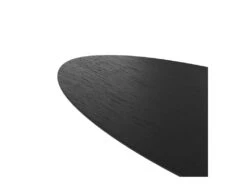 Table Ovale Sparo 8 Personnes En Bois De Teck Recyclé Noir 240 Cm -Mobilier De Restaurant table a manger 13009425