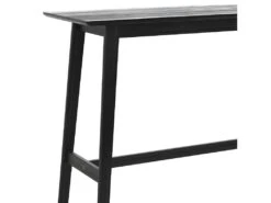 Table De Bar Rectangulaire Buvette 4 Personnes En Bois Noir 120 Cm 8 Table De Bar Rectangulaire Buvette 4 Personnes En Bois Noir 120 Cm -Mobilier De Restaurant table a manger 13010491