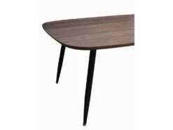 Table De Repas Noyer Massif Et Métal - 200L X 100P -Mobilier De Restaurant table a manger 13016605