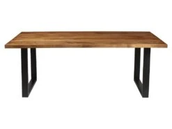 Table à Manger Design Bois Massif NIKO - Table Rectangulaire 200x100 -Mobilier De Restaurant table a manger 13160075
