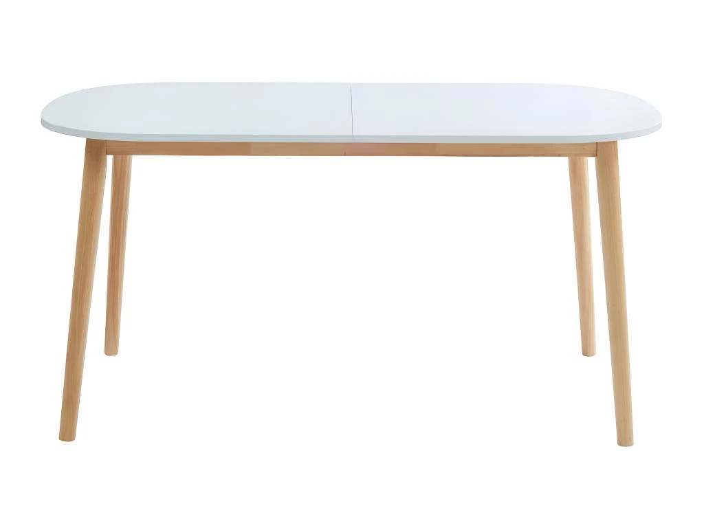 Gurra - Table à Manger Scandinave Extensible 160-200 X 80 Cm - Couleur - Blanc 1 Gurra - Table à Manger Scandinave Extensible 160-200 X 80 Cm - Couleur - Blanc