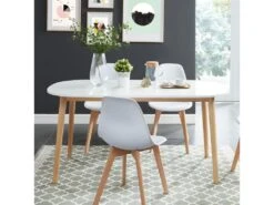 Gurra - Table à Manger Scandinave Extensible 160-200 X 80 Cm - Couleur - Blanc 11 Gurra - Table à Manger Scandinave Extensible 160-200 X 80 Cm - Couleur - Blanc -Mobilier De Restaurant table a manger 13296547