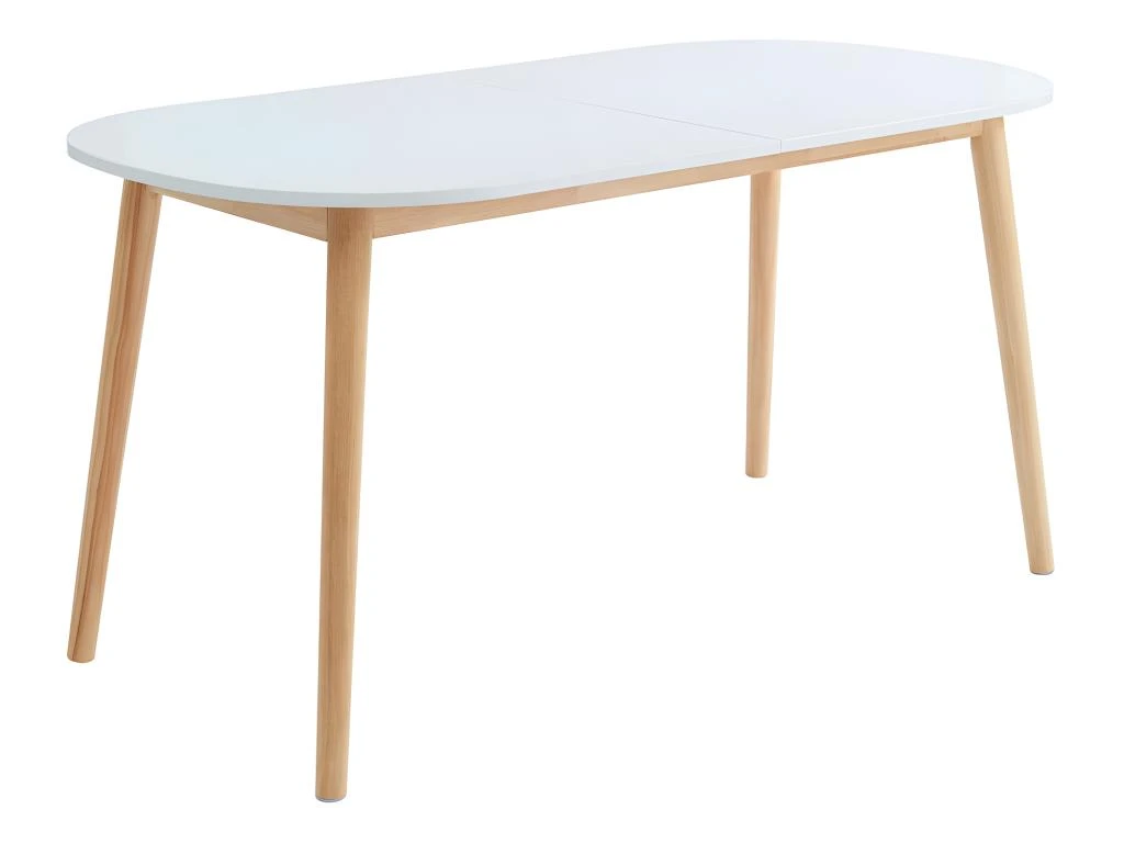 Gurra - Table à Manger Scandinave Extensible 160-200 X 80 Cm - Couleur - Blanc 4 Gurra - Table à Manger Scandinave Extensible 160-200 X 80 Cm - Couleur - Blanc – Image 4