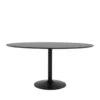 Taco Elipse - Table à Manger En Bois 160x110 - Couleur - Noir