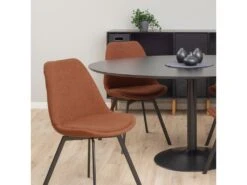 Taco Elipse - Table à Manger En Bois 160x110 - Couleur - Noir -Mobilier De Restaurant table a manger 13297683