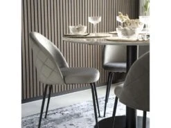 Bolzano - Table à Manger Ronde Effet Marbre ø110cm - Couleur - Blanc 16 Bolzano - Table à Manger Ronde Effet Marbre ø110cm - Couleur - Blanc -Mobilier De Restaurant table a manger 13297793